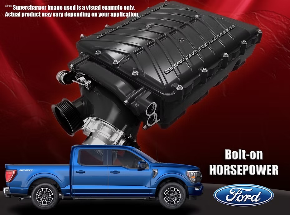 Whipple 2021-2023  | F150 5.0L | Stage 2 | 3.0L | Gen 6 Supercharger Kit WK-2316-STG2-30