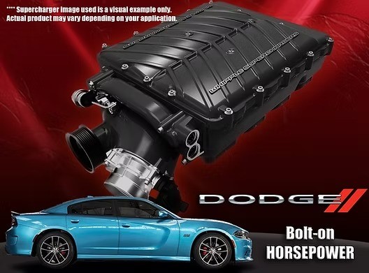 Whipple 2018-2023 | 5.7L | 300, Charger, Challenger | 3.0L | Gen 6 Supercharger Kit WK-3002-30